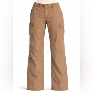 Y2K SO Cargo Flared Pants - Khaki - Women's Size Large